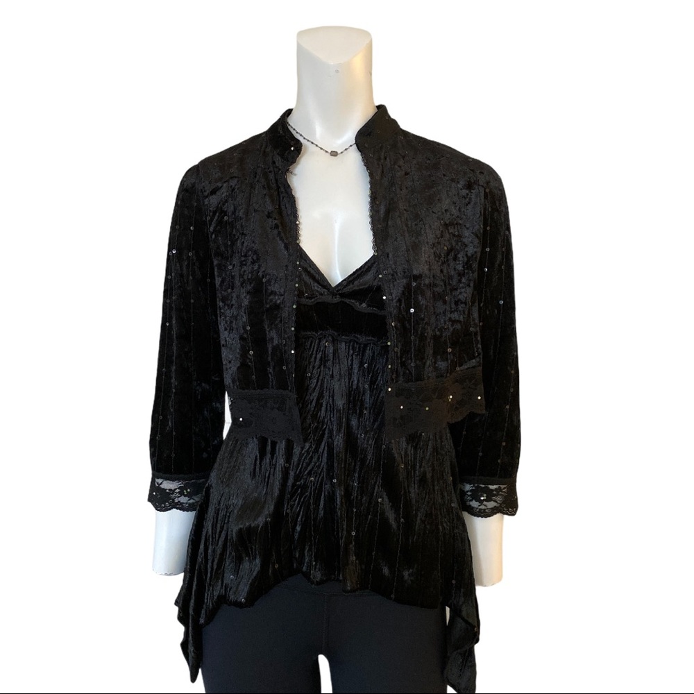 Vintage 90’s Velvet Two Piece Set